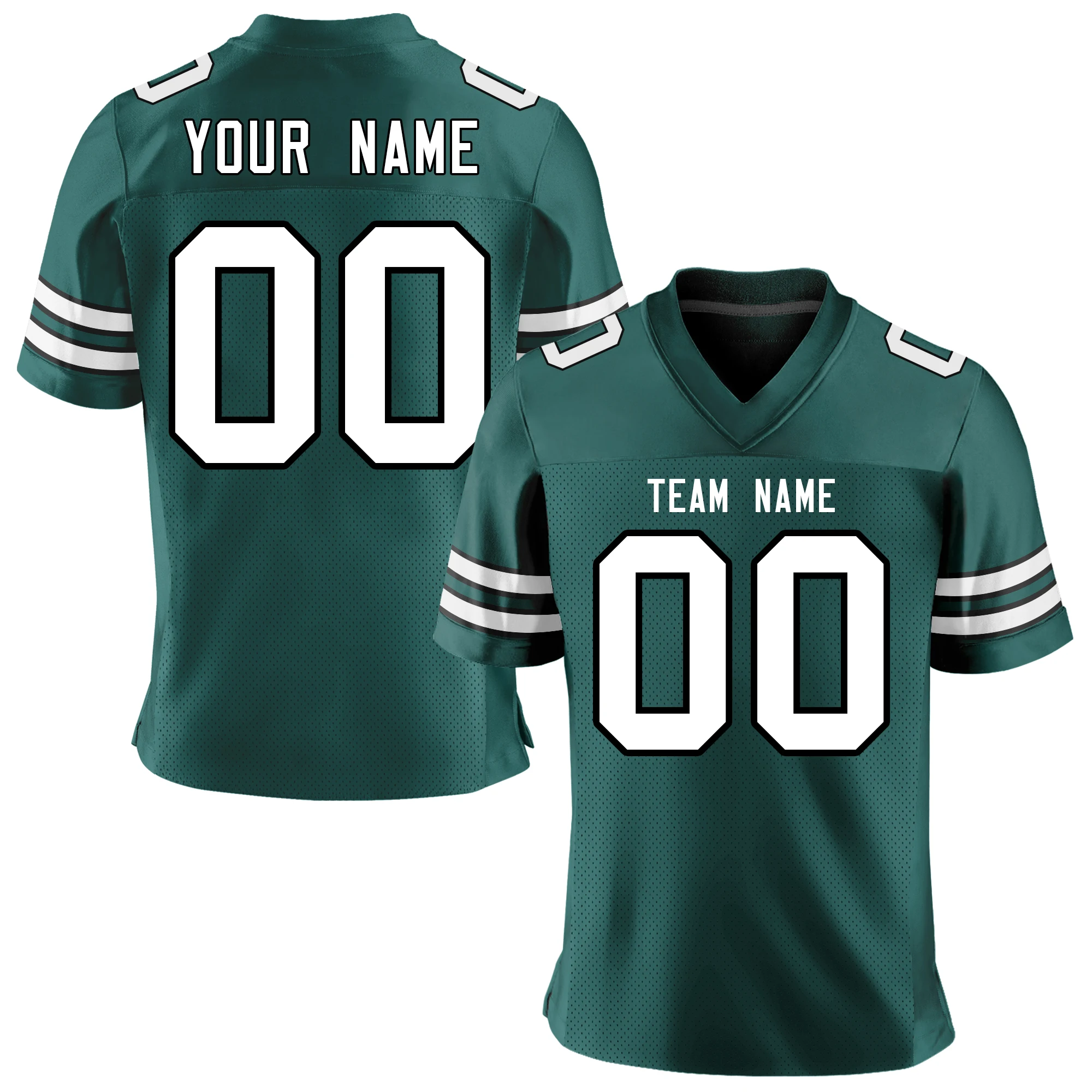 

Sublimation Custom Personalized American Football Jersey Printing Team Name/Number Rugby Shirt Competition Training Uniform Men