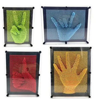 

Kids Craft 3D Clone Fingerprint Needle Painting Novelty Funny Gadgets Interesting Children Toys Home Decoration Birthday Gift