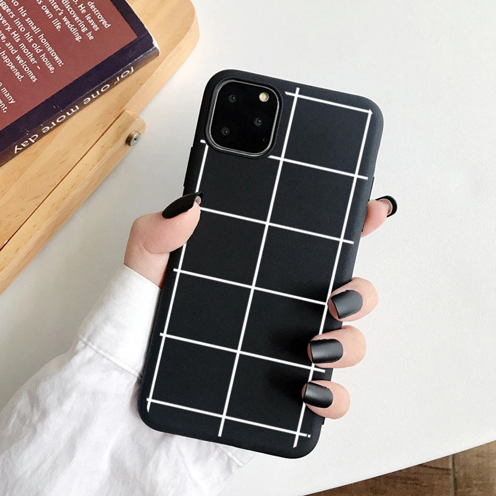 12 Чехол для телефона с милым принтом для влюбленных iphone 7, 8 Plus, X, 5S, SE, чехол для iphone 6 Plus, XR, XS Max, 11Pro, матовый мягкий чехол - Цвет: 12