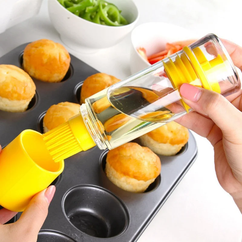 

Good Quality Silicone Kitchen Tool Silicone Honey Oil Brush Bottle Cooking Baking Basting Honey Oil Brush Bottle Cooking Baking