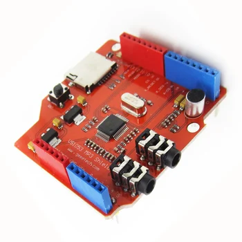 

MP3 Music Shield VS1053 VS1053B Stereo Audio MP3 Player Record Decode Development Board Module With TF Card Slot For Arduino