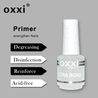 oxxi New 15ml Acid-free Primer For Nails Desiccant Hybrid Varnish Permanent Nail Polish Degreasing Base Coat Manicure Set of Gel 1