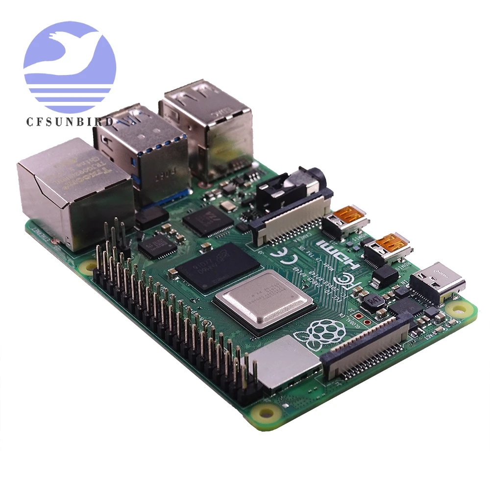 Официальный Raspberry Pi 4 Модель B макетная плата комплект ram 1G/2G/4G 4-ядерный процессор 1,5 ГГц 3 Спидера, чем Pi 3B