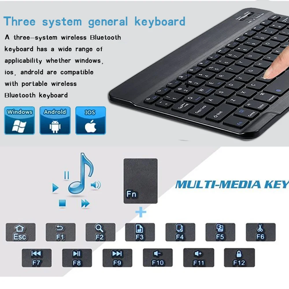 10,5 polegadas, com teclado e caneta sem fio bluetooth