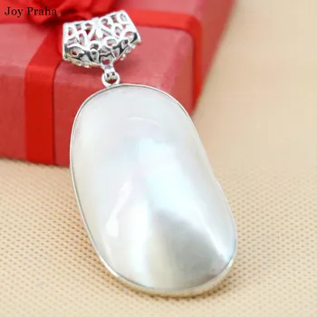 

Fashion natural pearl white shell pendant / Necklace hanging ornaments, fashion accessories 28*50mm / wholesale dropshipping