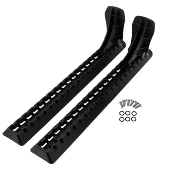 

4Pcs Pedal Kayak Foot Braces Kit / Foot Pegs Nylon Feet Brace with Trigger Lock for Kayak Parts Accessories