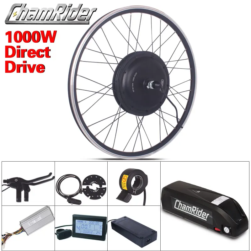 1000W 48V 52 13AH 17AH e велосипеда Электрический Conversion Kit XF39 XF40 30H код приводной двигатель