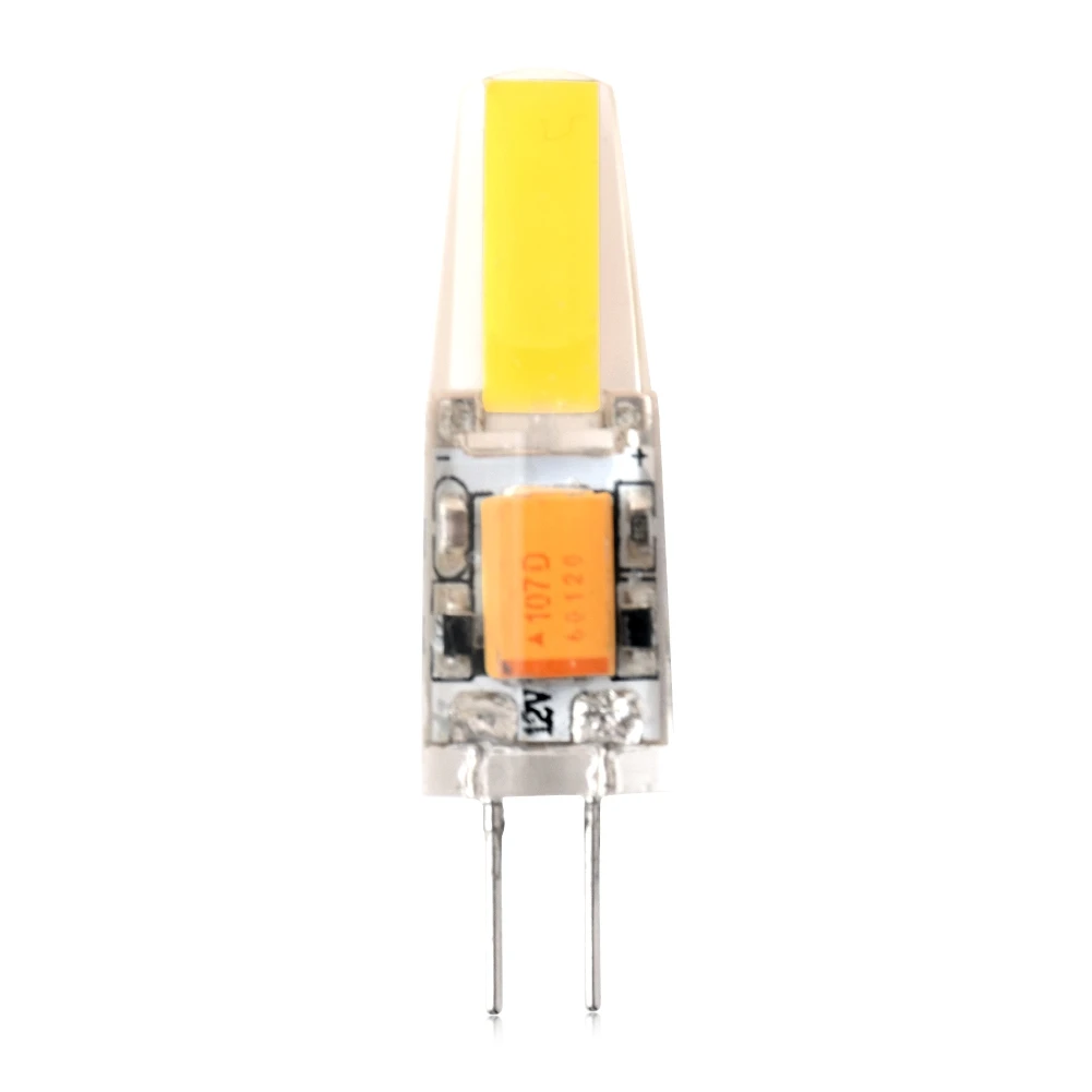 Description Picture 6 of item1/4/8pcs G4 Dimmable Lamp Light COB 3W/6W Bulb AC/DC 12V 220V light replace LED Crystal Silicone Halogen Spotlight Chandelier