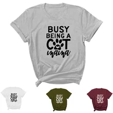 

Busy Mama Letter Print Women T Shirt Short Sleeve O Neck Loose Women Tshirt Ladies Tee Shirt Tops Clothes Camisetas Mujer