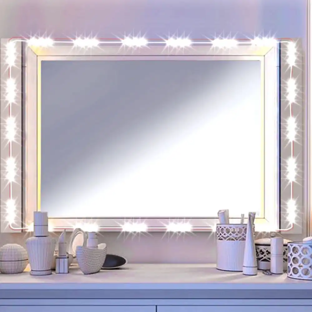makeup mirror with led lights home depot