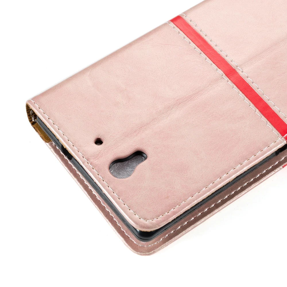 Чехол для телефона из искусственной кожи для sony Xperia C3, чехол-книжка с откидной крышкой для sony Xperia C3, деловой чехол-кошелек, Мягкий ТПУ силиконовый чехол на заднюю панель