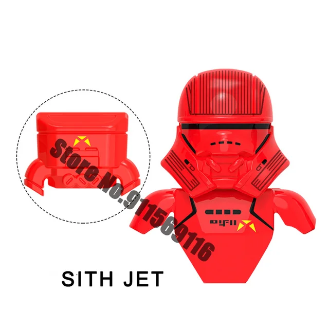 Stormtroopers Building Blocks Snowtroopers Jet Flame Scout Trooper Admiral Thrawn Tarkin Moff Gideon Star Action Figure Wars Toy C-XP347