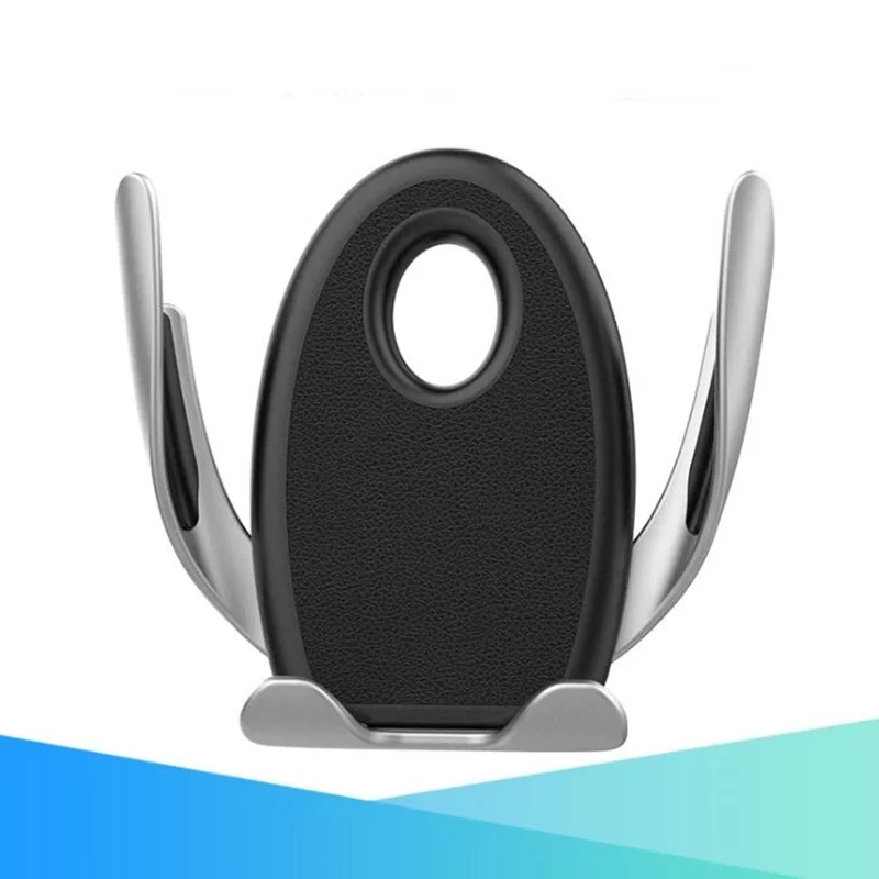 Автомобильный держатель для телефона в автомобиле Gravity Air Vent Mount без магнитного подставки для мобильного телефона универсальный для смартфона Voiture - Цвет: Sliver
