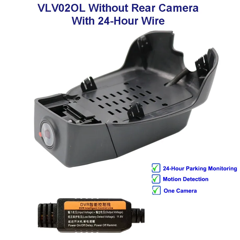 Jabriel HD 1080P Автомобильная камера dash cam 24 часа видео цифровой видеорегистратор для автомобиля камера заднего вида для Volvo s90 v60 xc60 s60 xc90 s80 v50 v40 s40 - Название цвета: VLV02 One Cam Line