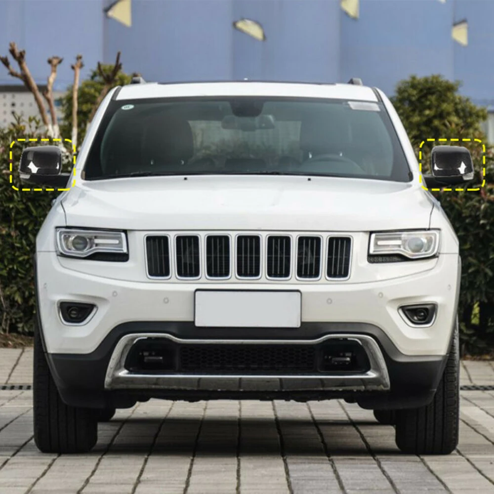 1 пара боковых зеркал заднего вида декоративная отделка для Jeep Grand Cherokee 11 16