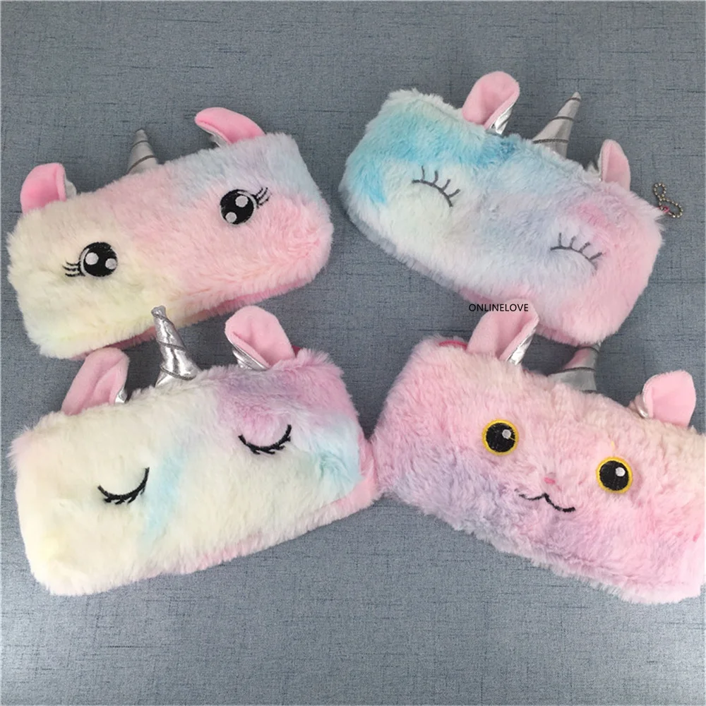 Unicorn Cat Horse Gift Plush Coin Bag Keys Pendant Wallet Pouch Pocket Purse coin purse coin wallet plush coin purse change bag