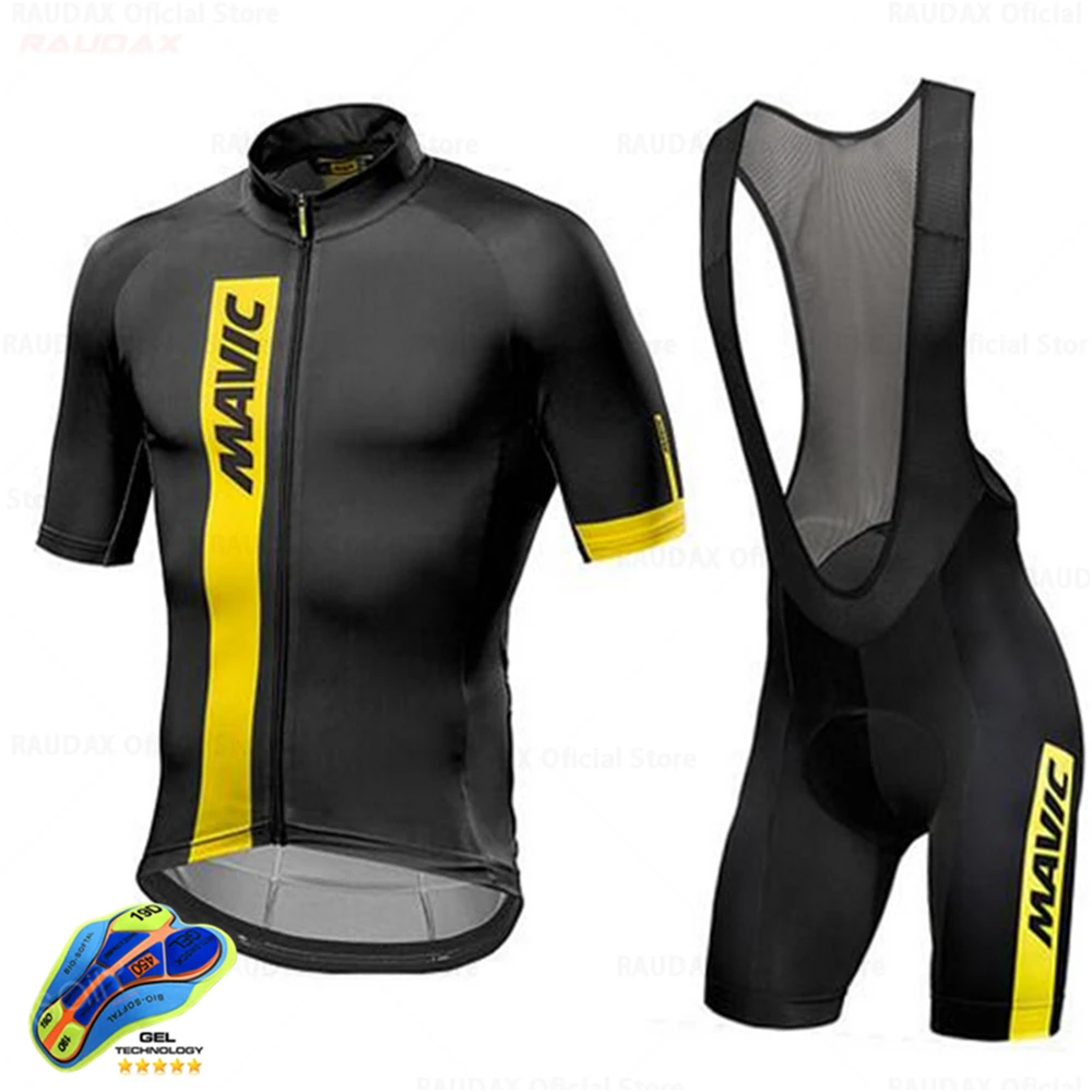 Велокофты Pro Team Mavic Ropa Ciclismo Hombre, летние майки с коротким рукавом, одежда для велоспорта, Триатлон, нагрудник, шорты, костюм