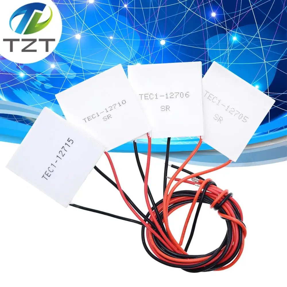 Завеса TEC1 12705 Термоэлектрический охладитель Пельтье 12706 12710 12715 40*40 мм 12V Elemente