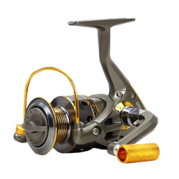 10 Bearing 5.5:1 Fishing Reel Aluminum Handle Right Hand Left Hand Preloading Rotary Wheel Fishing Equipmentk