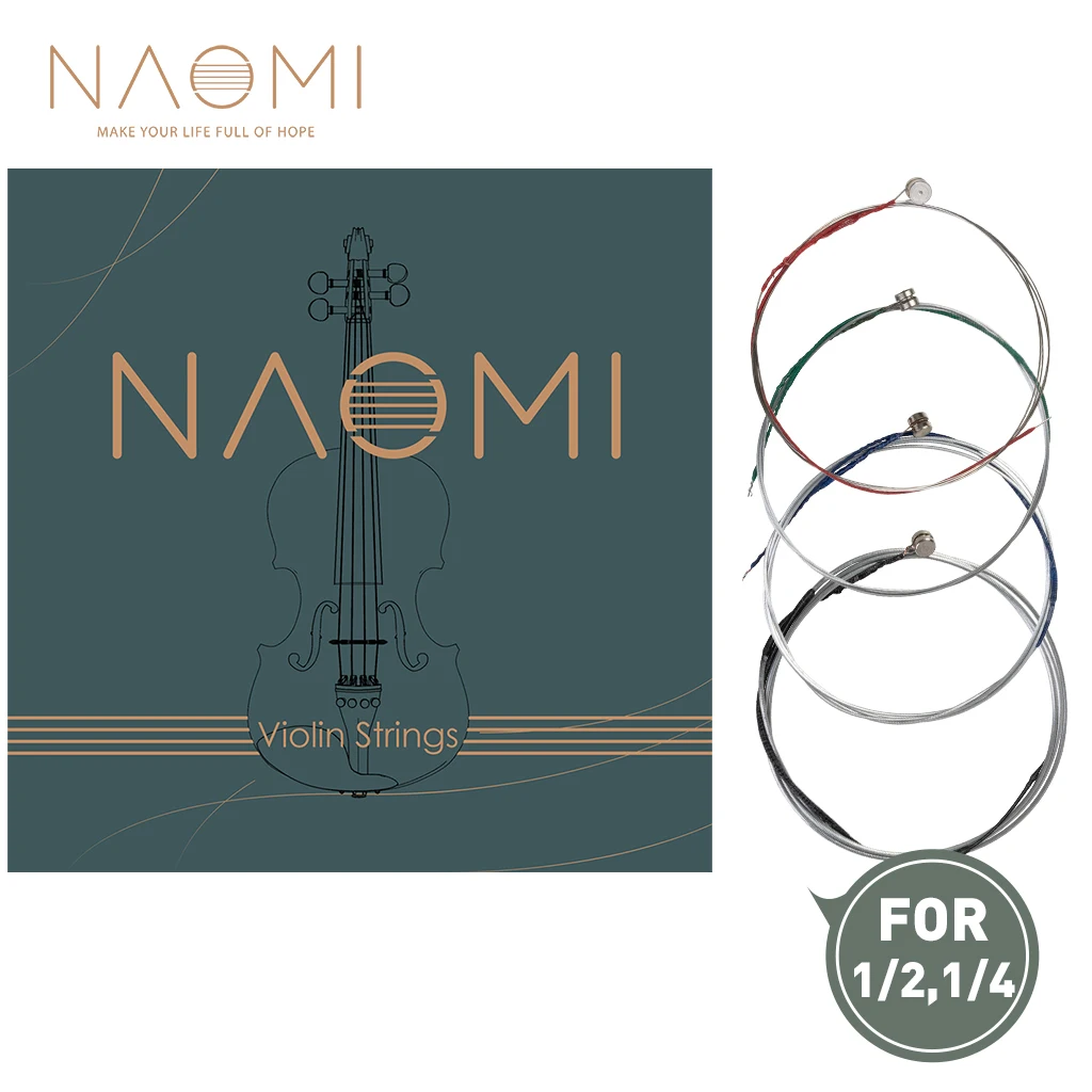 thumbnail image 2 of Violin String S Full Set With Extra E String - Synthetic Core G D A & Steel E For 4/4 Violin 4/4 Violin String Set 2 of 9