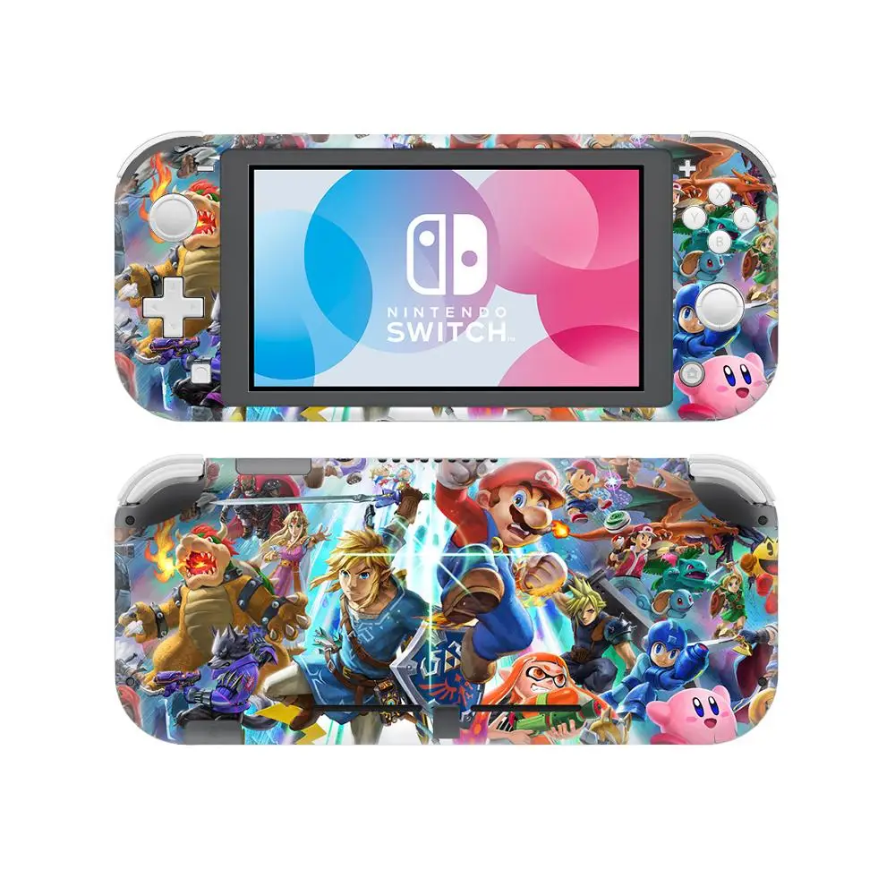YSNSL0367 Super Smash Bros наклейка на кожу для nintendo Switch Lite консоль и контроллер переключатель легкий протектор виниловая наклейка на кожу - Цвет: YSNSL0367