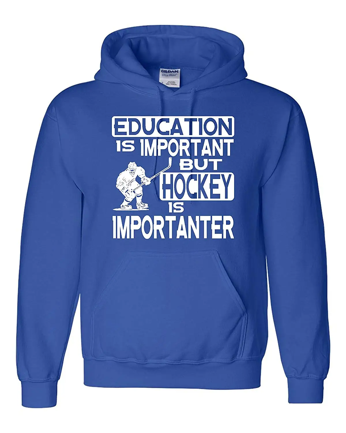 Go All Out Adult Education is Important But Hockey Importanter Sweatshirt Hoodie |
