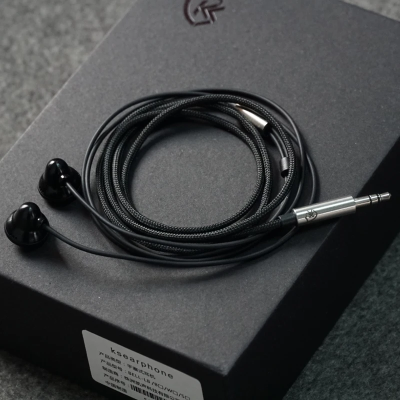Temperament/ksearphone bell-lb/bell-lbs 3.5mm nízký HIFI kov sluchátko 15mm dynamické ovladač sluchátko náhlavní plochý špunt do uší