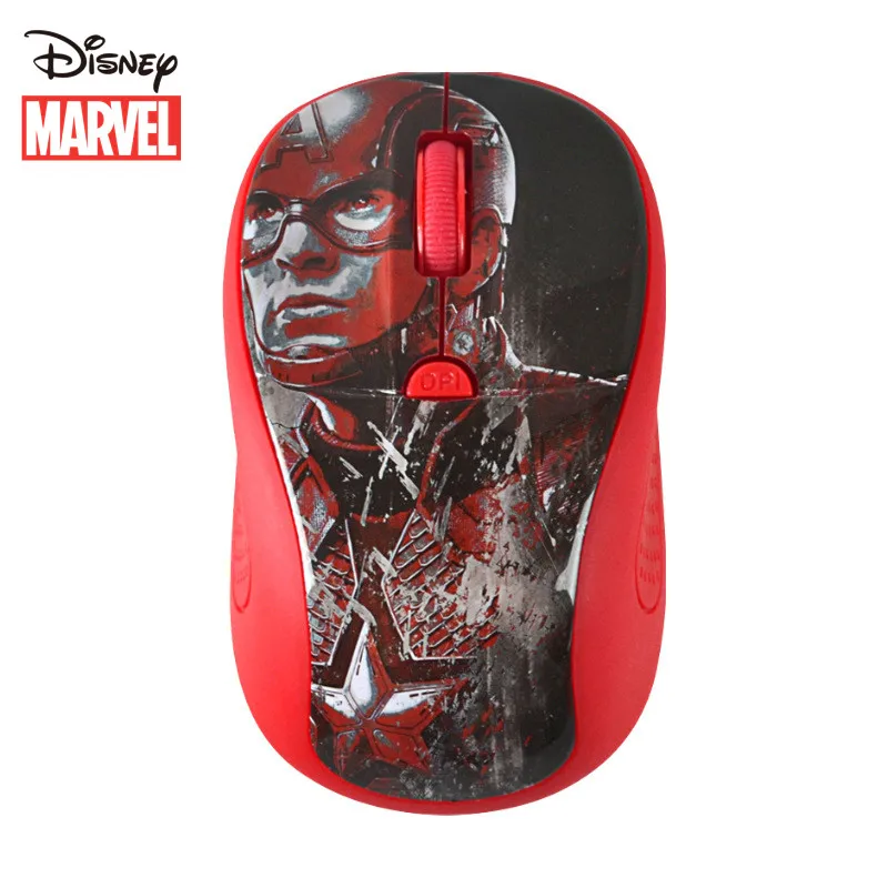 

Disney's Marvel Certified Avengers Iron Man MK46 Captain America Spider-Man laptop universal wireless mouse