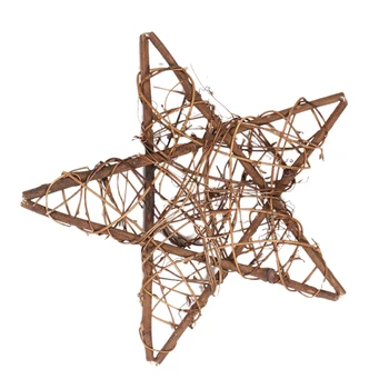 

DSHA 2Pcs Halloween Wooden Rattan Ring Bouquet Accessories Artificial Flower Decoration Wedding Home Decoration