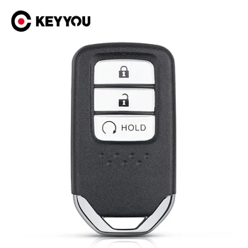 

KEYYOU Replacement Remote Key Shell Case 2+1 Button For Honda HRV CRV 2017 2018 Avancier URV Pilot Insight Accord Smart Key Case
