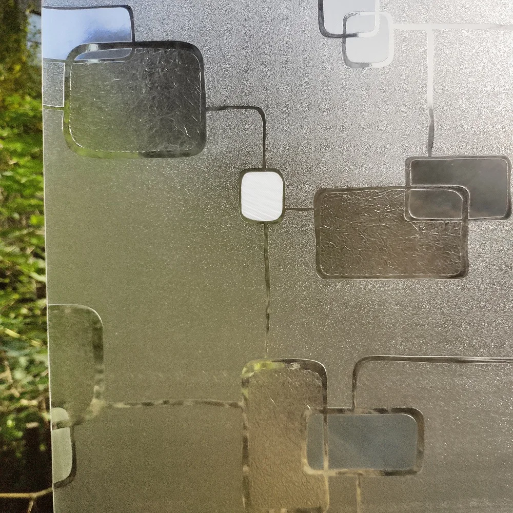 Square Glass Film Privacy Protection Electrostatic Frosted Heat-Control Removable Reusable Multi-Size Hot-Sale Home Decoration