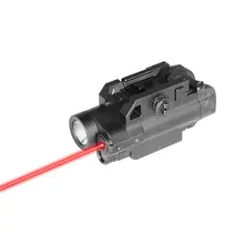 Вивер Пикатинни Railed Тактический лазерный фонарик Военная Самозащита камера духовое ружье Охота