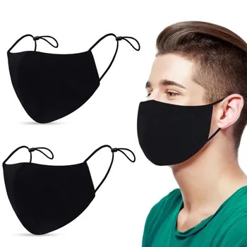 

4PC Sponge Mouth Mask Washable Dustproof Reusable Mouth Masks Non Woven Breathable Anti-Dust Protective Masks