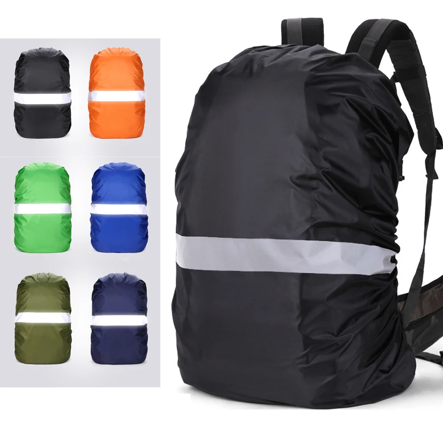 Reflective Rain Cover Backpack 20L 35L 40L 50L 60L Waterproof Bag Camping Hiking 