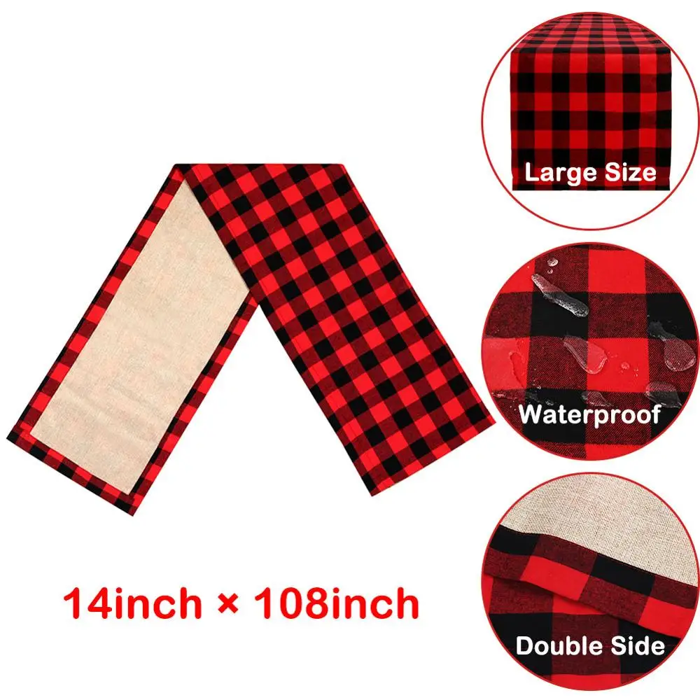 Red-Black OurWarm DIY Войлок Рождественская елка Снеговик с орнаментом поддельная Рождественская елка детские игрушки Рождественская вечеринка украшения год - Цвет: Red-Black