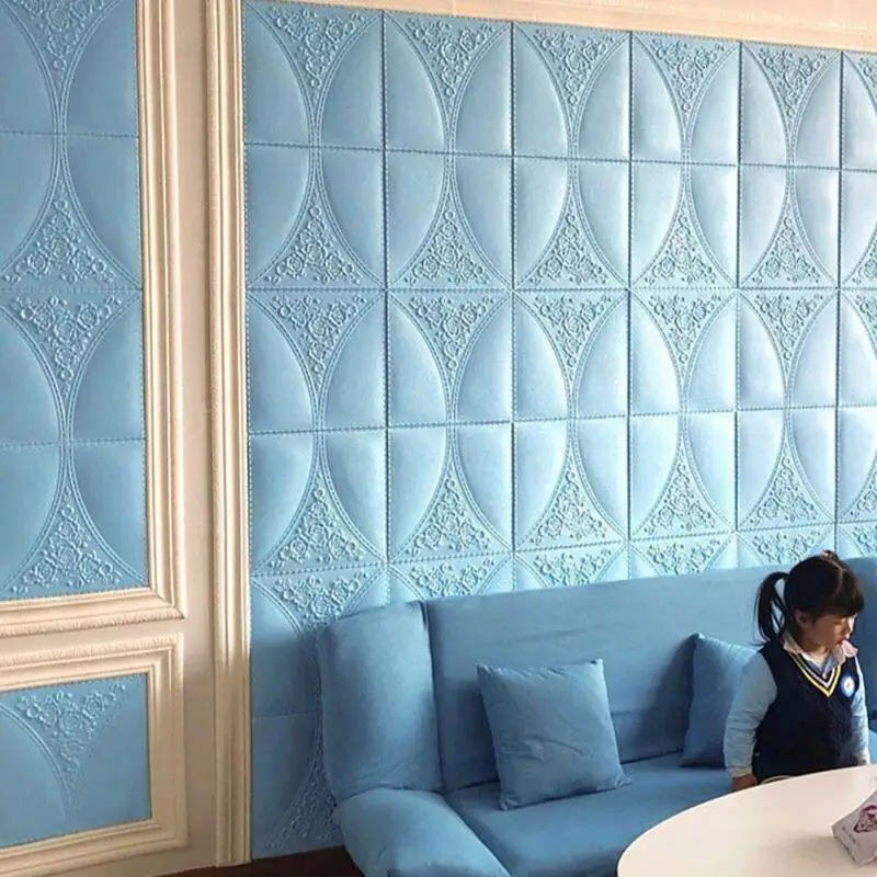3D Self-adhesive Wall Sticker Waterproof Top Corner Line Wall Edge Strip Waist Line Sticker Tile Wallpaper Border Decor