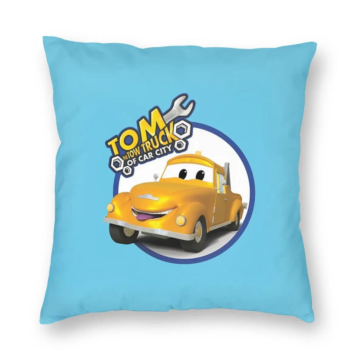 Tom The Tow Truck Of Car City Подушка Dakimakura чехол подушка наволочка шелковая 45x45 | Дом и сад