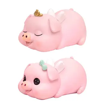 

Pink Pig Coin Piggy Bank Home Decor Keepsake Unique Present for Girls and Boys