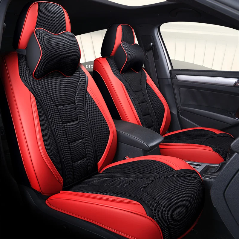  Car Seat Cover Set Covers for Automobile Seat Auto Accessories for Skoda Octavia 1 2 3 A5 A7 Tour R