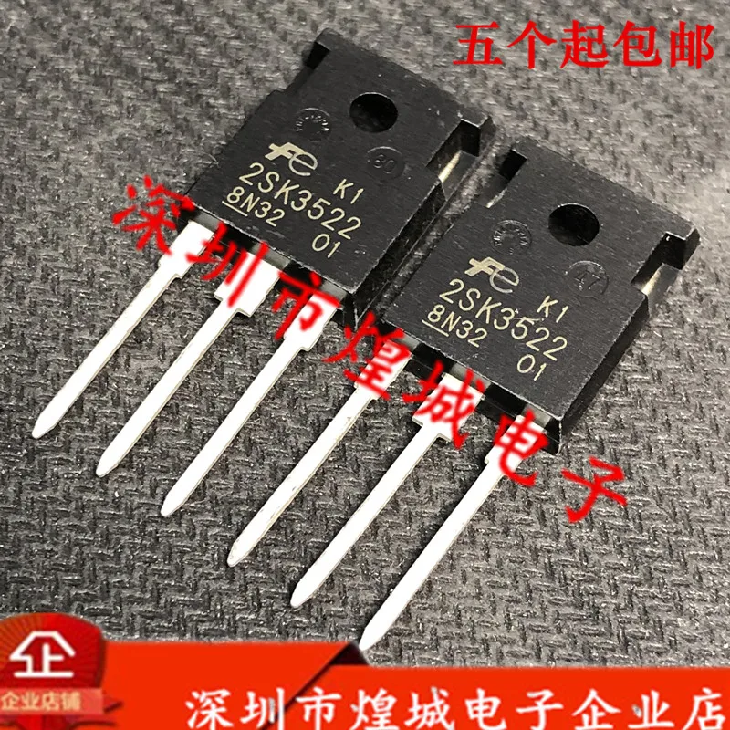 

5 шт./лот 2SK3522 от 1/2 до-247 500 В 21A 5