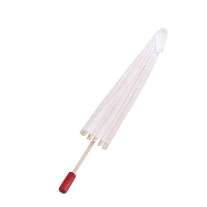 Белый пустой китайский бумажный зонтик Детские краски DIY ремесло Рождественский подарок