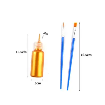 

Metallic Resin Art Pigment Outline Drawing Paste Golden Colorant Jewelry Making N58F