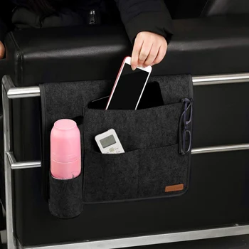 

New Large Capacity Bed Storage Bag Pockets Felt Bedside Hanging Storage Organizer Holder For Student Dormitory Bed Table Sofa
