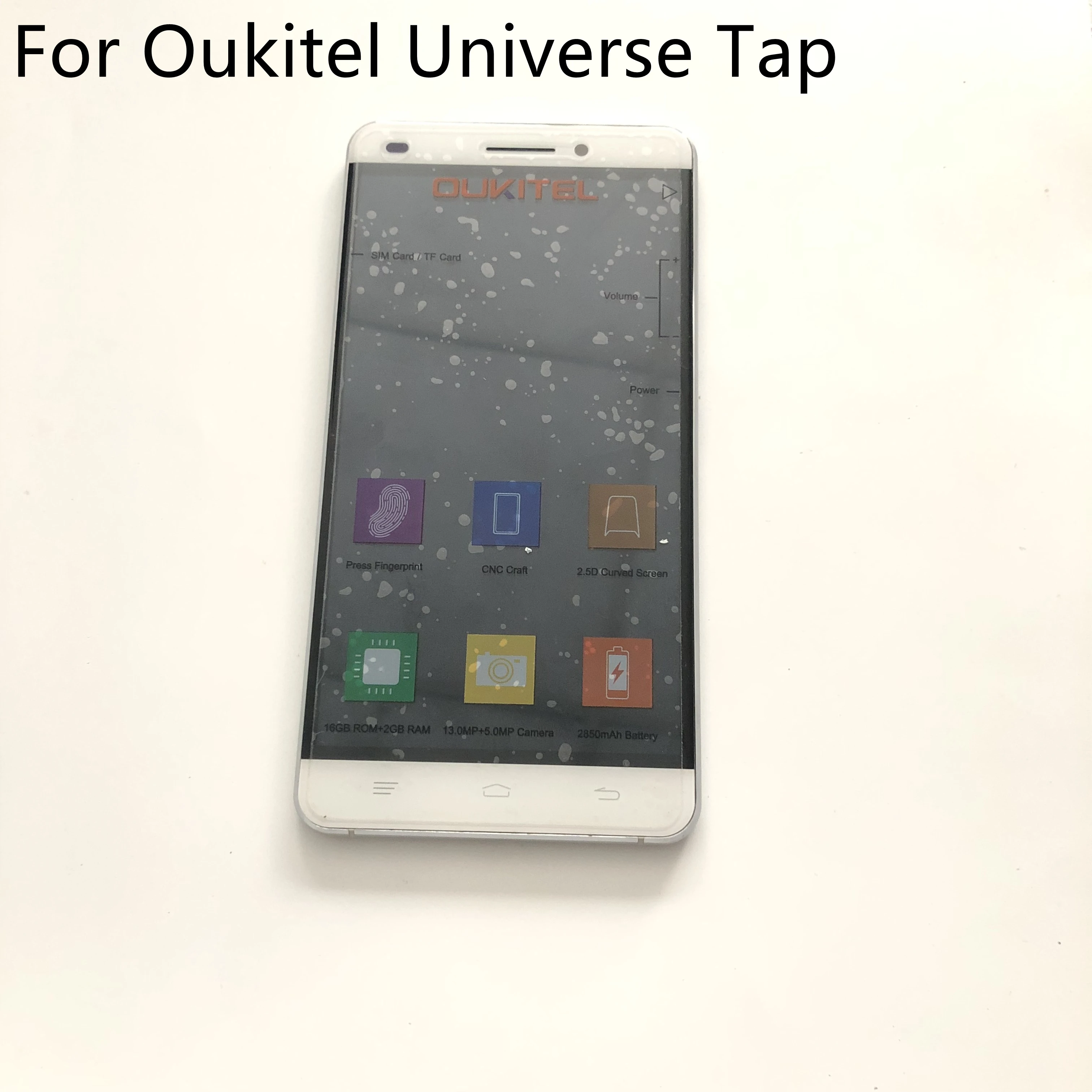 ЖК-дисплей Oukitel Universe Tap экран + сенсорный рамка для смартфона MT6735M 5 50 дюйма 720x1280 |