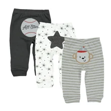 3 шт./лот; коллекция года; повседневные брюки; зимние штаны для новорожденных; леггинсы; детская одежда; Одежда для младенцев; штаны со средней талией для девочек и мальчиков
