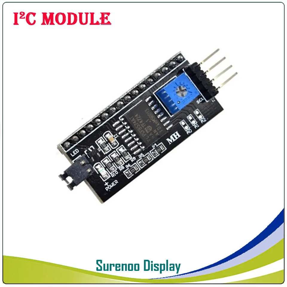 I2C Module 162 16X2 1602 символьный ЖК-модуль ЖК-дисплей LCM FSTN Postive с белым светодиодный подсветкой - Color: I2C Module
