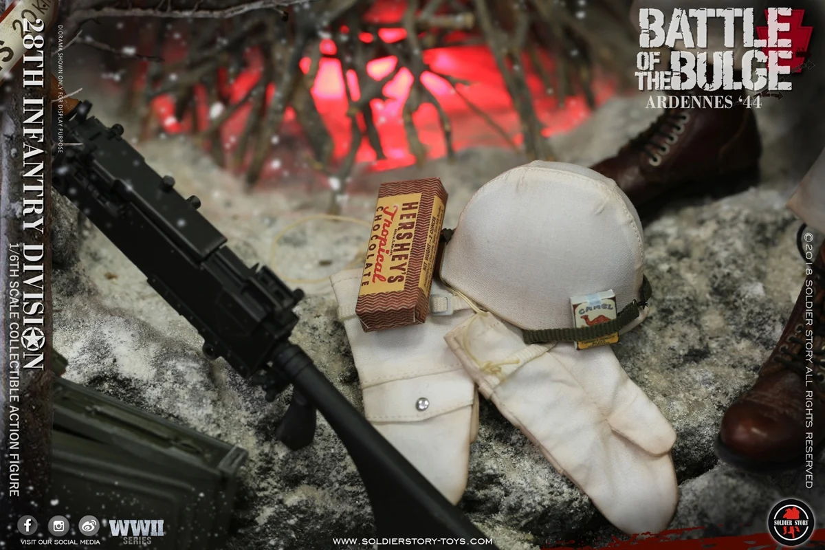 SoldierStory SS111 1/6 армии США 28-я стрелковая дивизия Арденны 1944 солдатская фигурка коллекция Второй мировой войны военные фигурки