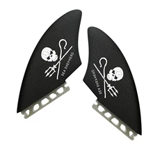 Keel Twin Fins Surfboard Fiberglass Honeycomb Fins Surf Fins For Surfing