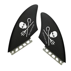 Keel Twin Fins Surfboard Fiberglass Honeycomb Fins Surf Fins For Surfing