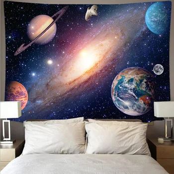 

psychedelic sapce tapestry wall fabric tapiserie mural new arrival wall hanging tapestry trippy